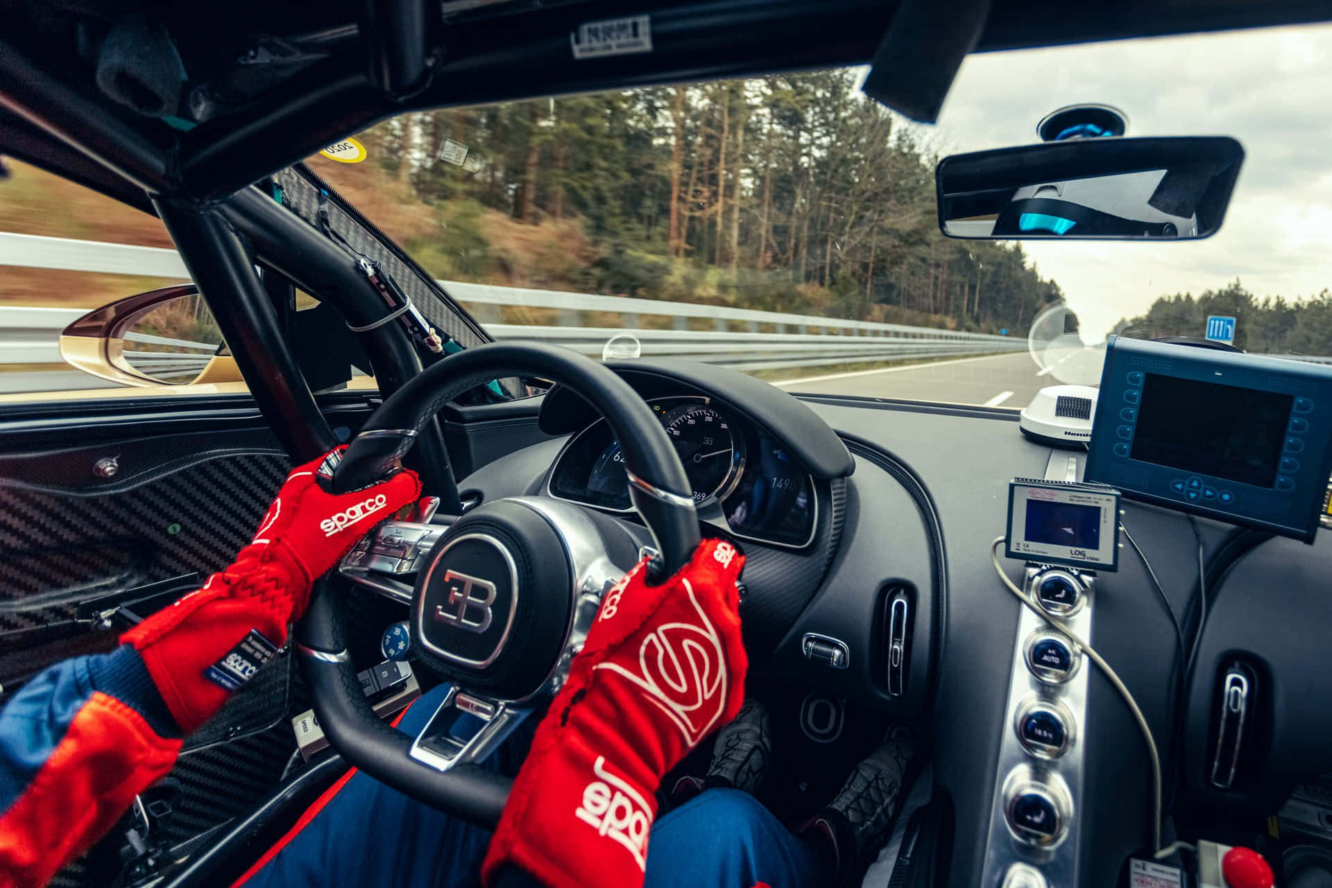 Audi R8 Ls1 Driver In The Cockpit