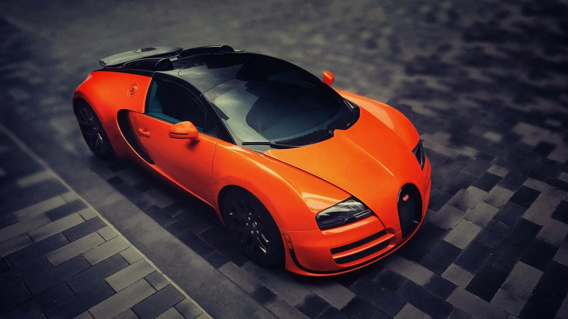 Breathtaking Bugatti Veyron in Action Wallpaper