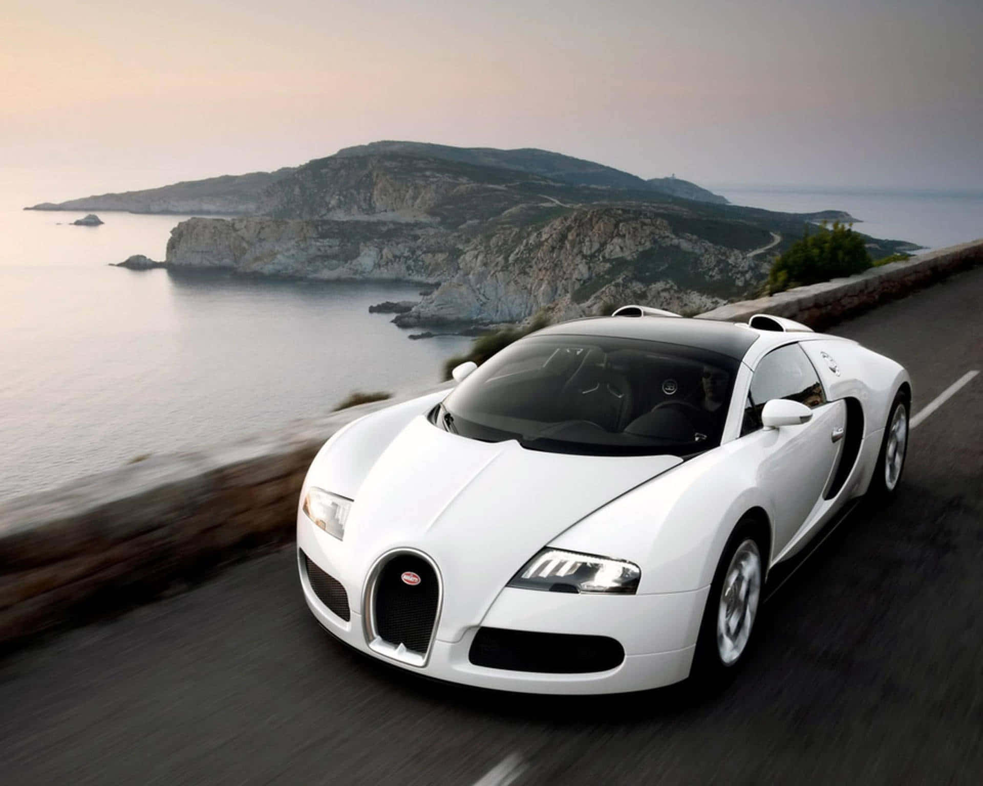 Stunning Bugatti Veyron in Action Wallpaper