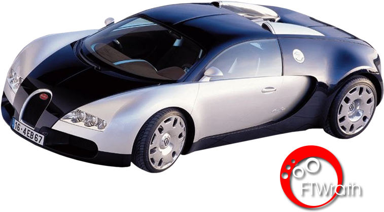 Bugatti Veyron Side View PNG