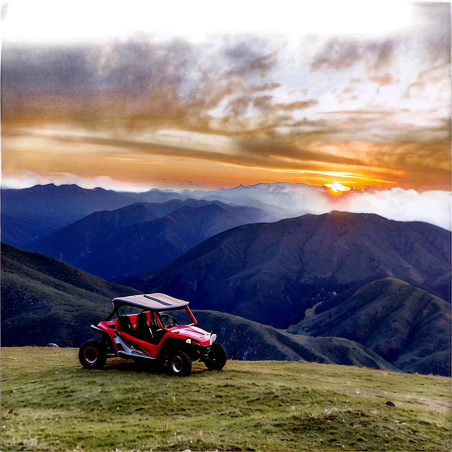 Buggy At Sunrise On A Mountain Png Mjq PNG