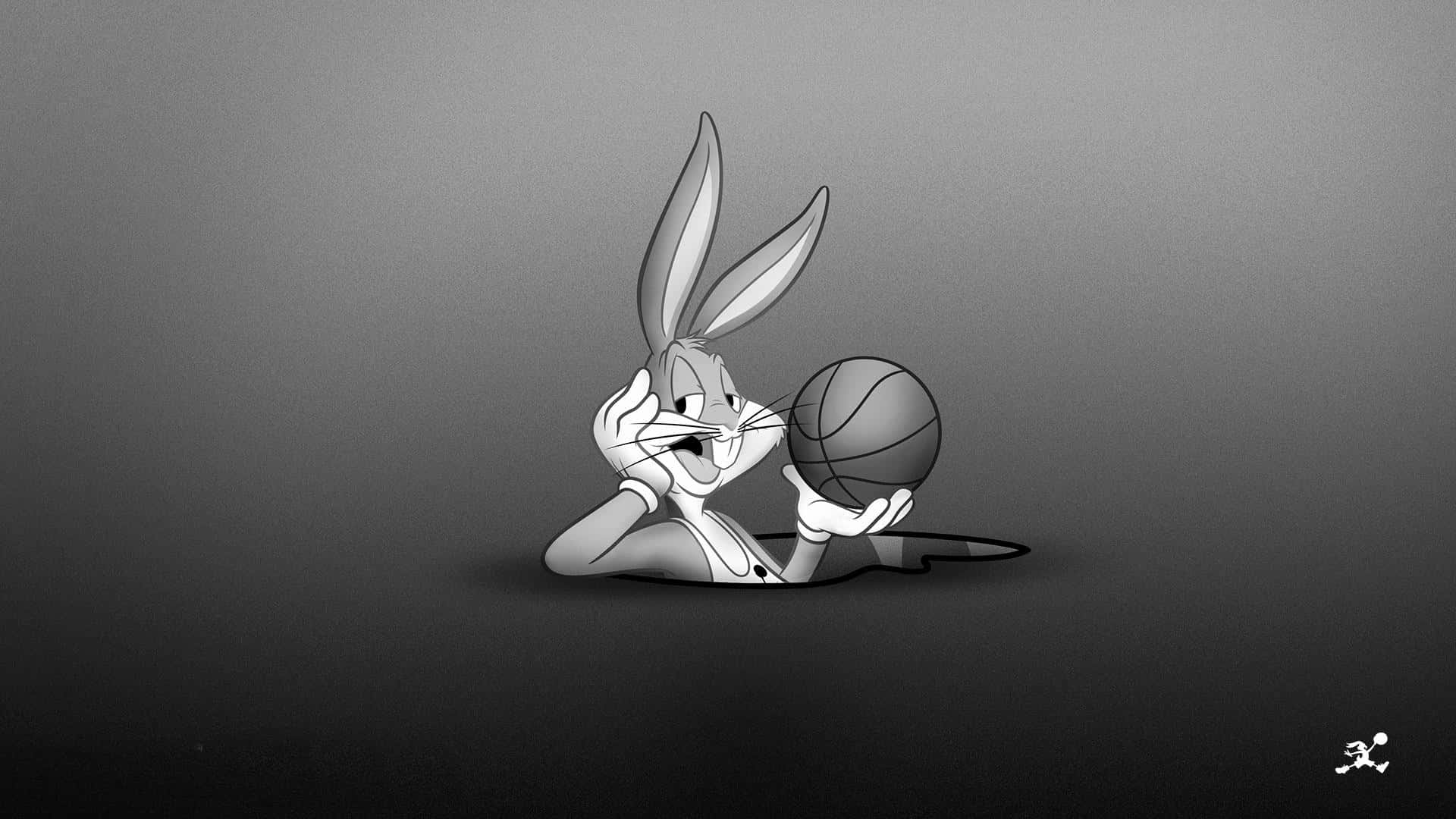 Denlegendariske Bugs Bunny Viser Sin Signatur-selvsikkerhed På Hans Baggrundsbillede Til Computeren Eller Mobilen.
