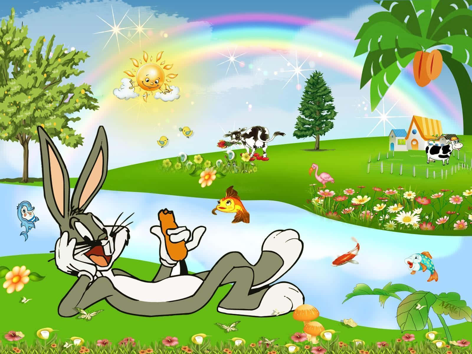Bugs Bunny, the wittiest, wisecracking cartoon character