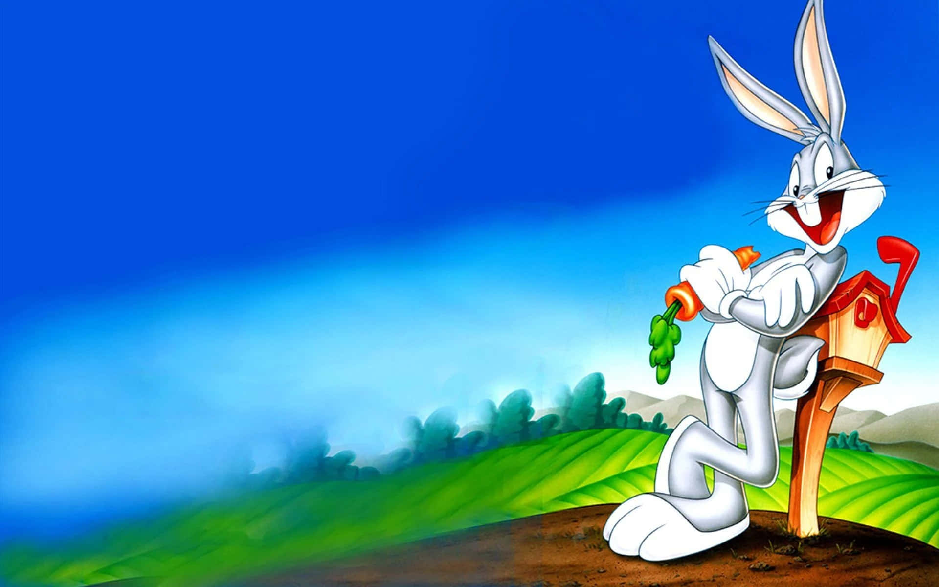 Bugs Bunny, the cheeky and beloved cartoon character
