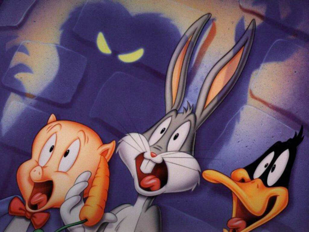 Bugs Bunny Daffy Duck And Porky Pig Cartoon Background For Ipad Mini 3 - Cartoons Wallpaper