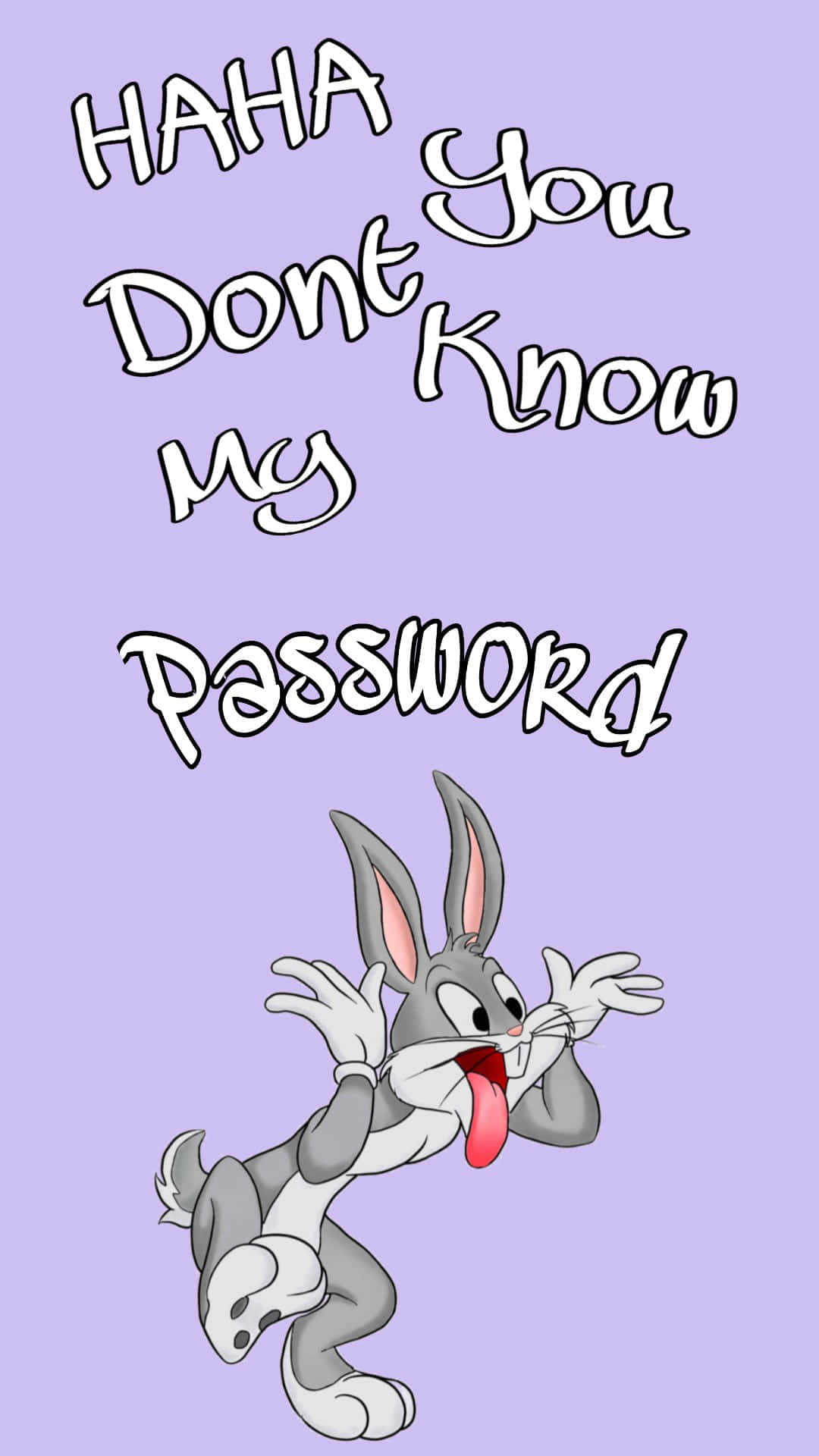 Bugs Bunny Iphone Password Wallpaper