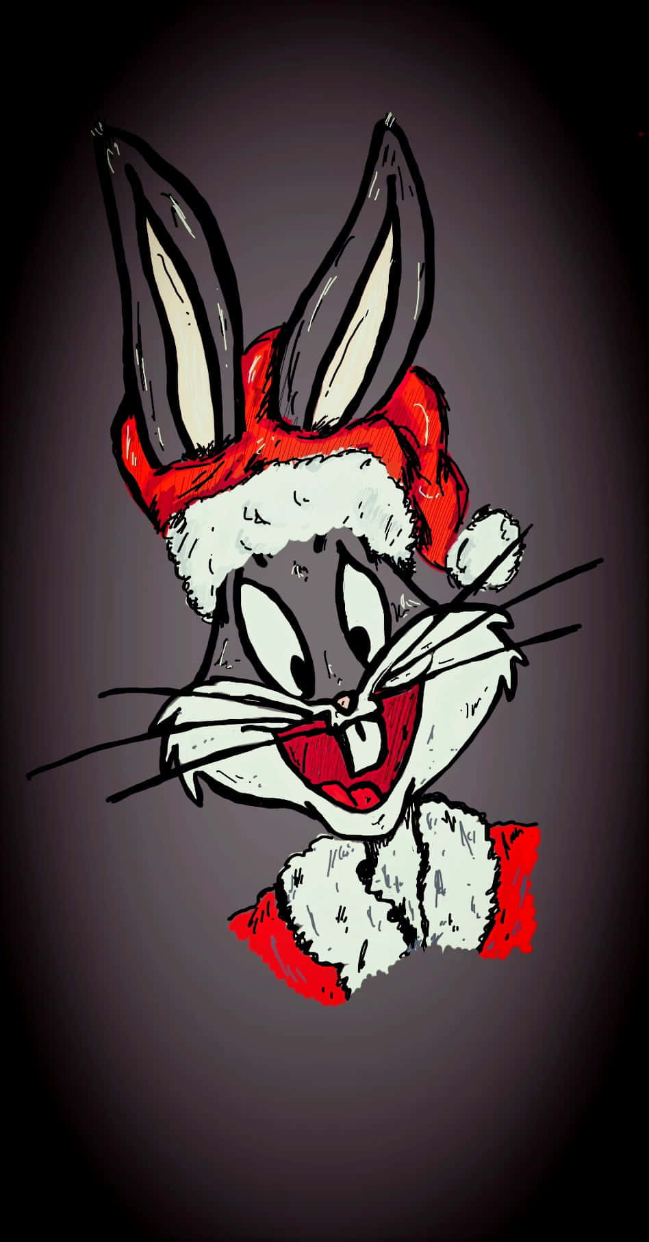 Navidadbugs Bunny Iphone Fondo de pantalla