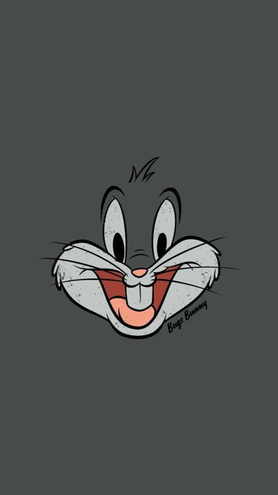 A Cartoon Rabbit With A Big Mouth Wallpaper