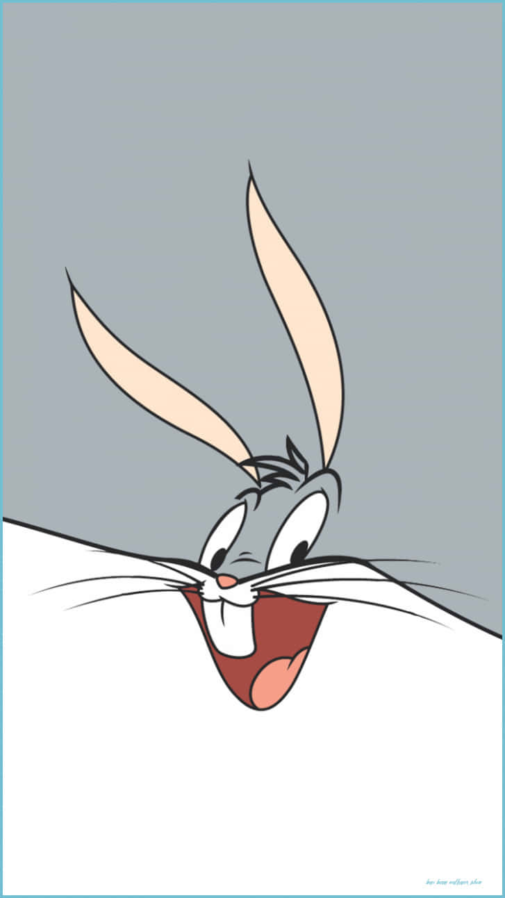 Bugs Bunny is having a blast on his iphone! Wallpaper