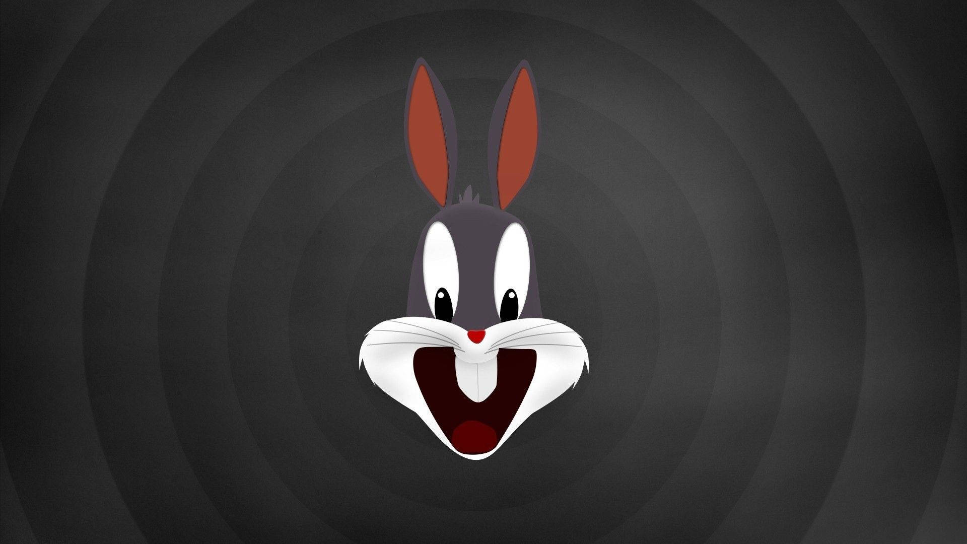 Bugs Bunny On Dark Mode Wallpaper