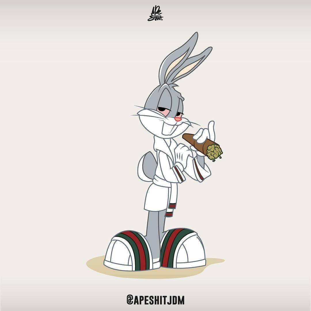 Bugs Bunny Smoking Blunt Picture