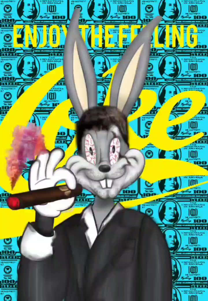 Bugs Bunny Suprema - Looney Tunes ikonen Wallpaper