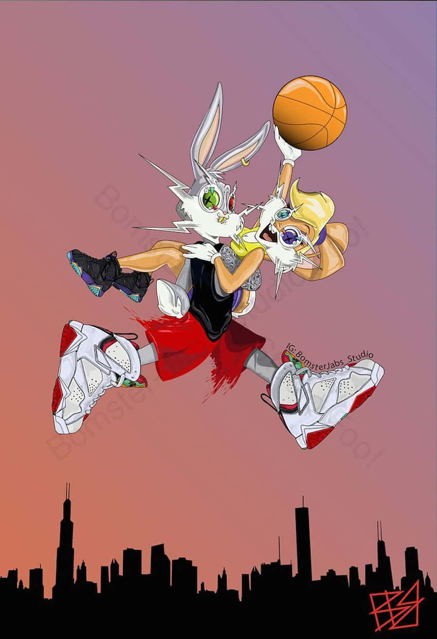 Looneytunes-ikonen - Bugs Bunny Supreme Wallpaper