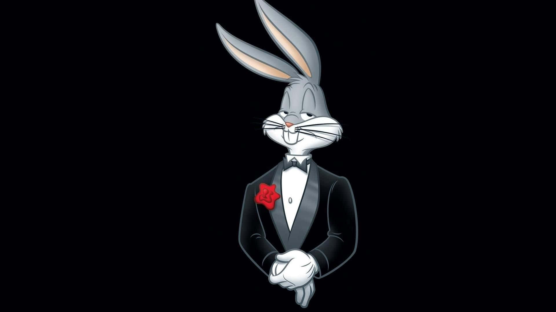 ¡unclásico Bugs Bunny Para Alegrar Tu Día! Fondo de pantalla