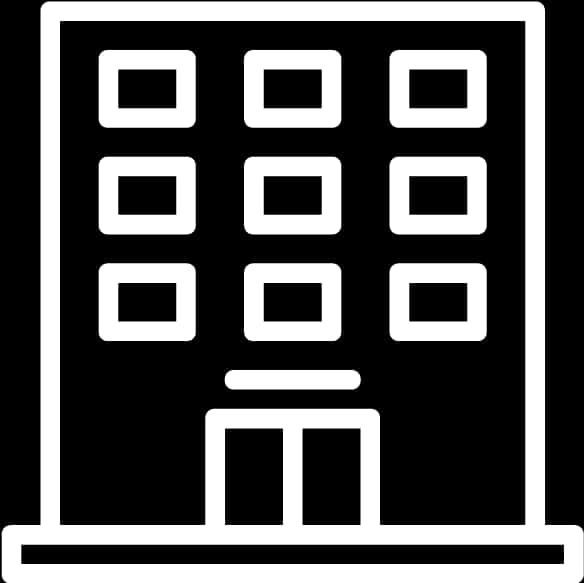 Building Outline Icon PNG