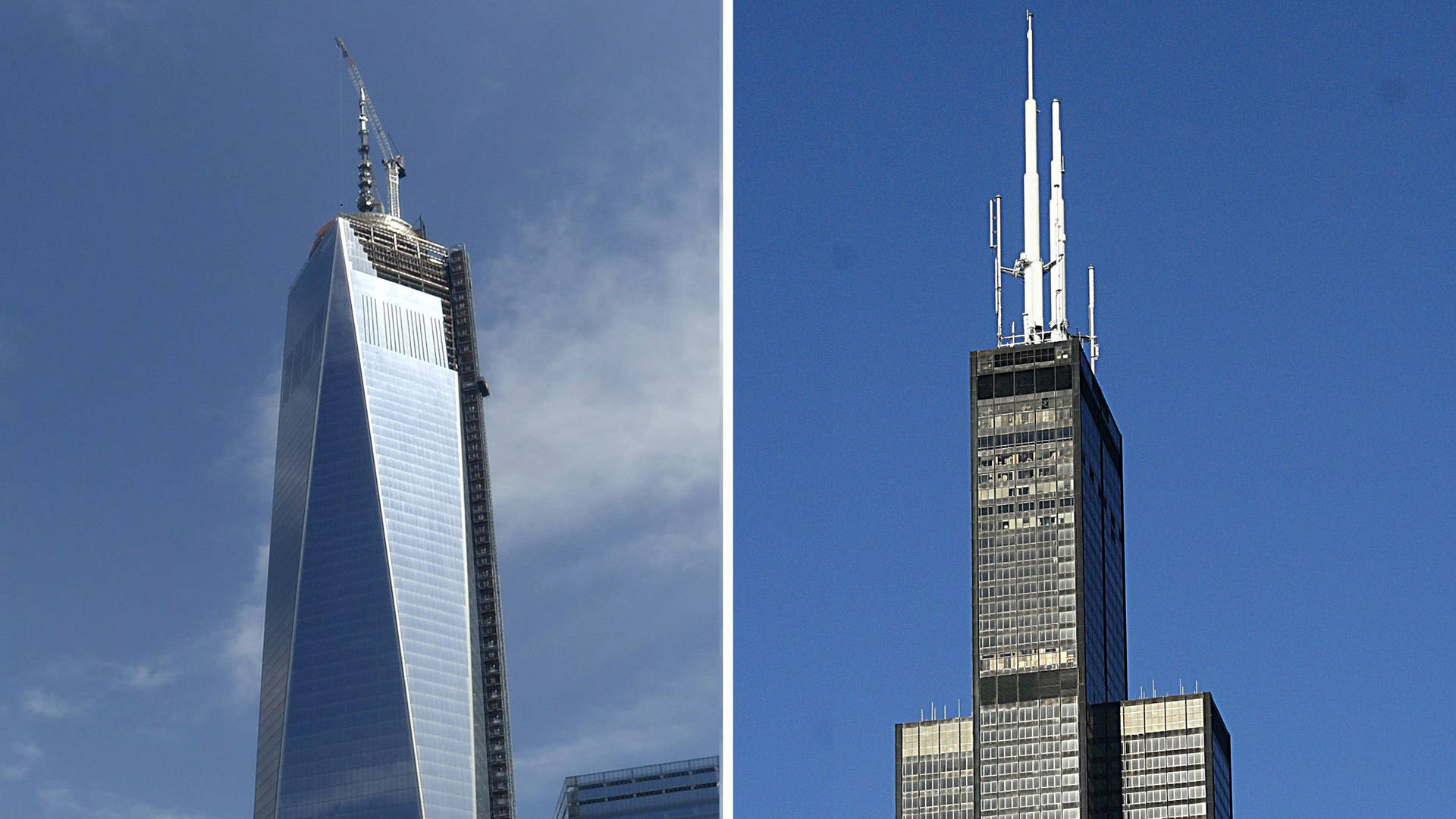 Building Tops In The United States Background