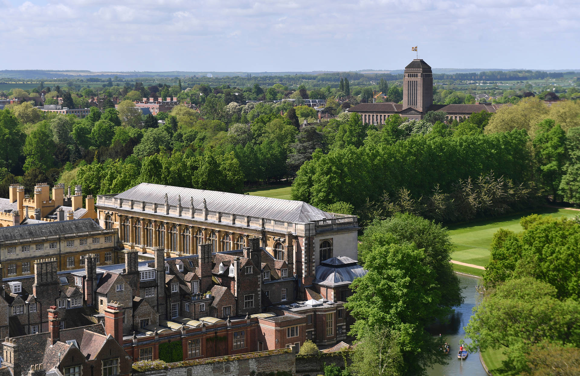 Edificiosde La Universidad De Cambridge Fondo de pantalla