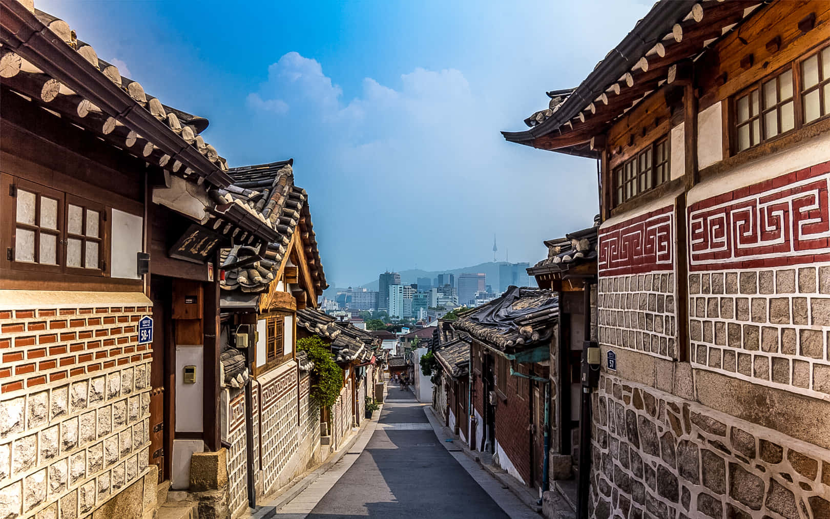 Bukchon Hanok Village Seoul Wallpaper