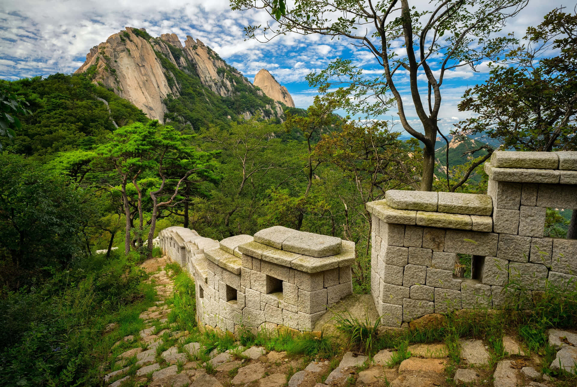 Bukhansan National Park Fortress Trail Wallpaper