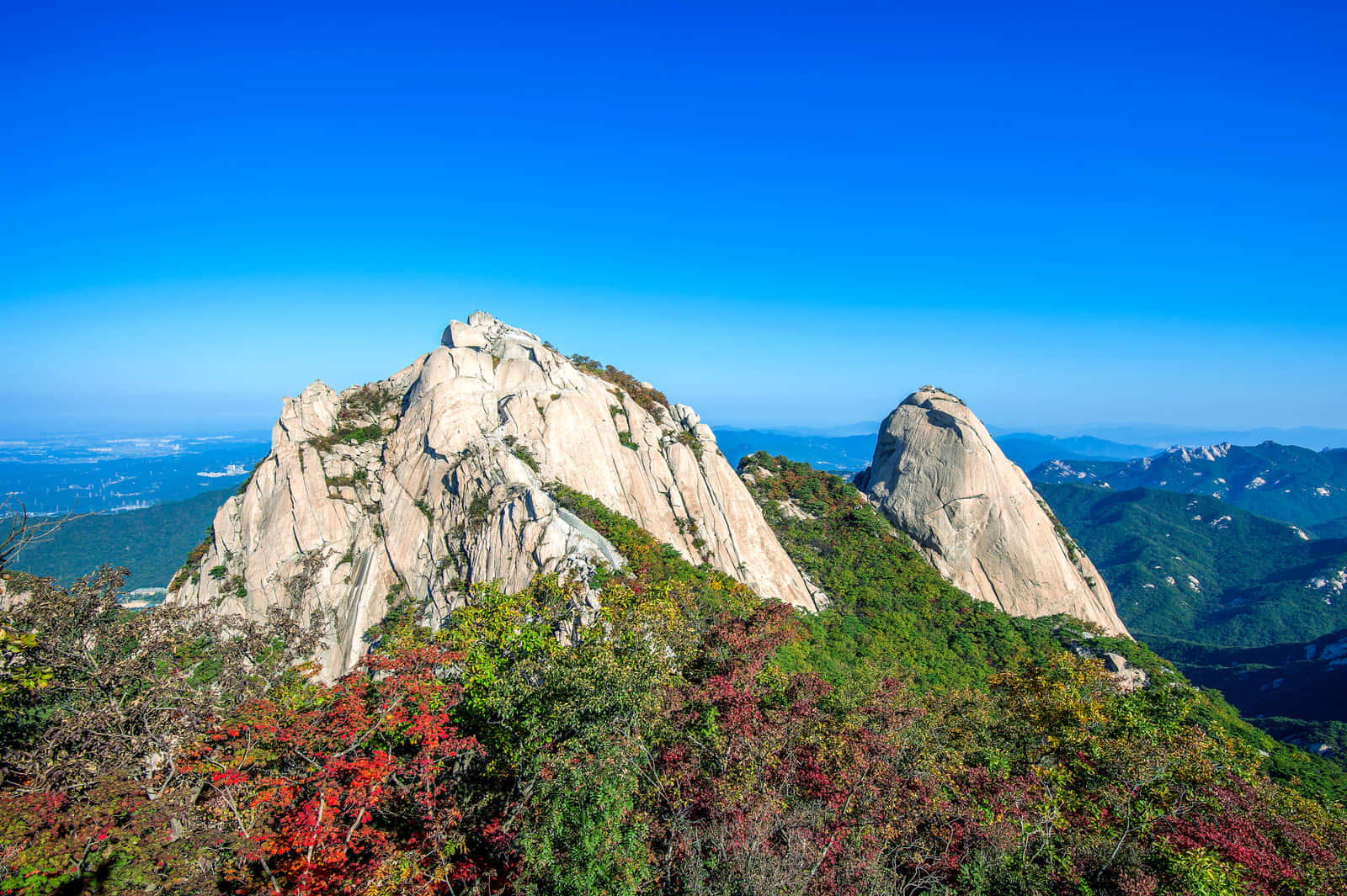 Bukhansan National Park Peak View Wallpaper