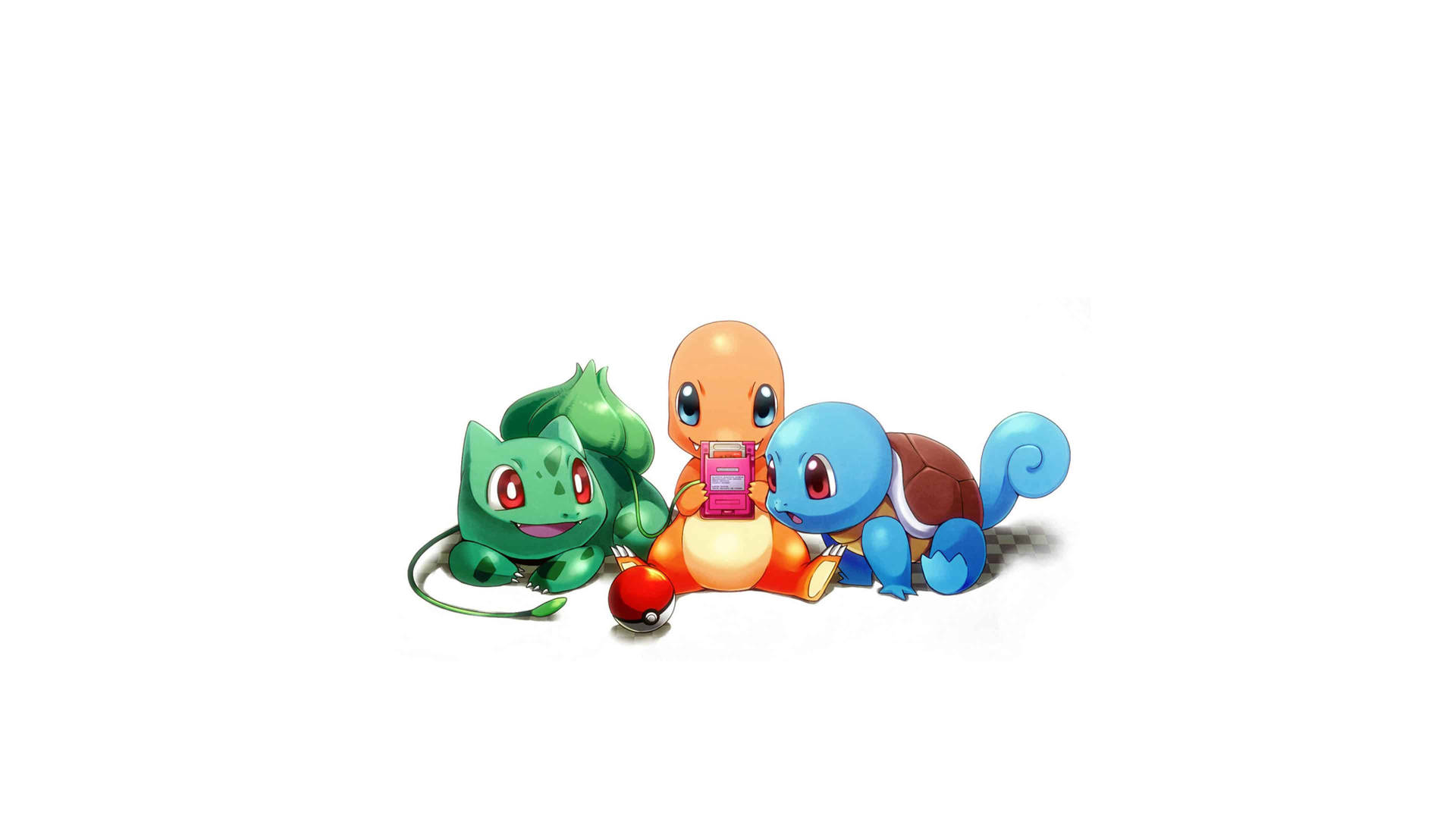 Bulbasaur Charmander And Squirtle Background