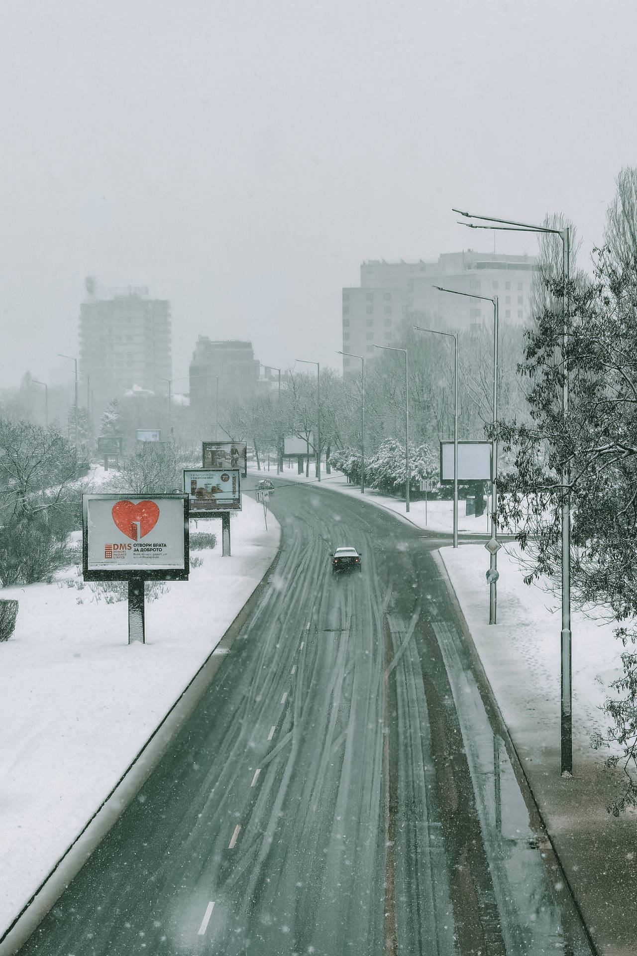 Bulgaria Winter Highway