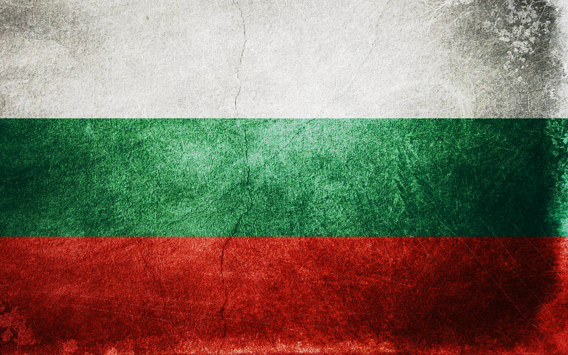 Bulgarian Grunge Flag