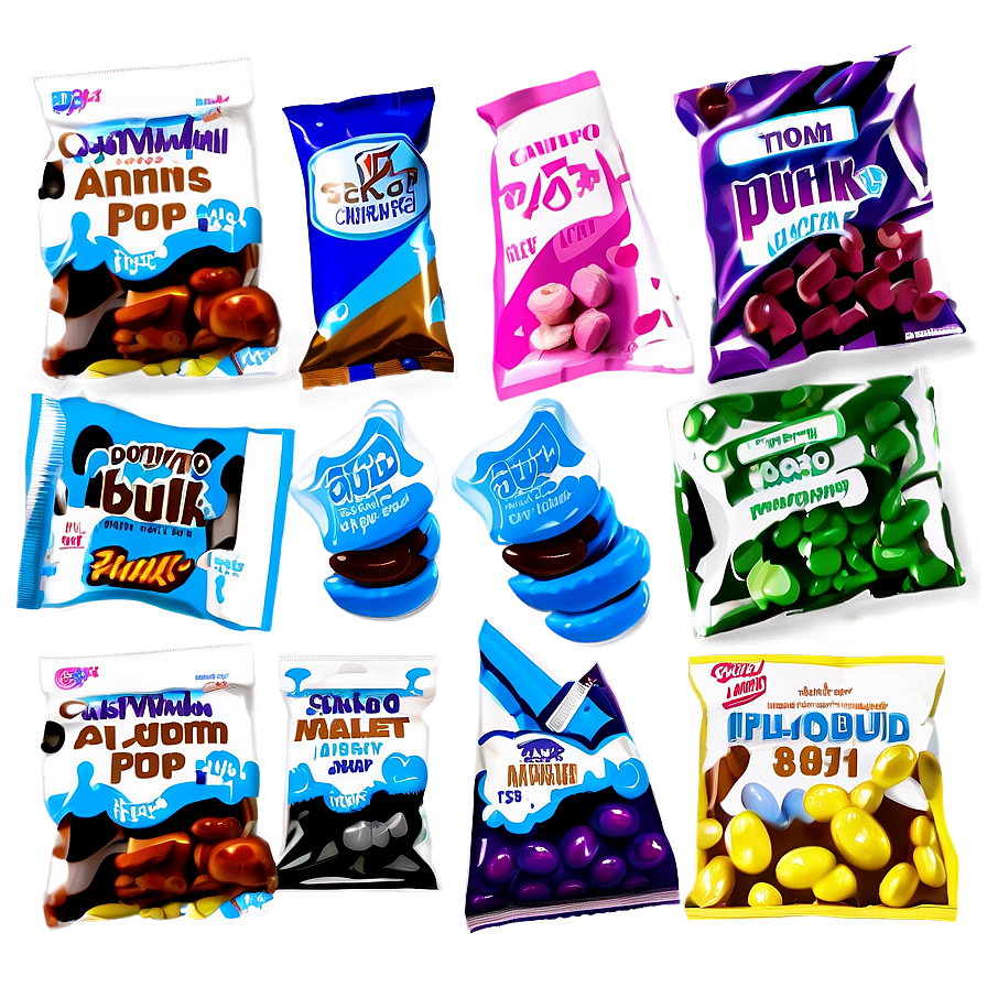 Bulk Candy Assortment Png Wrt99 PNG