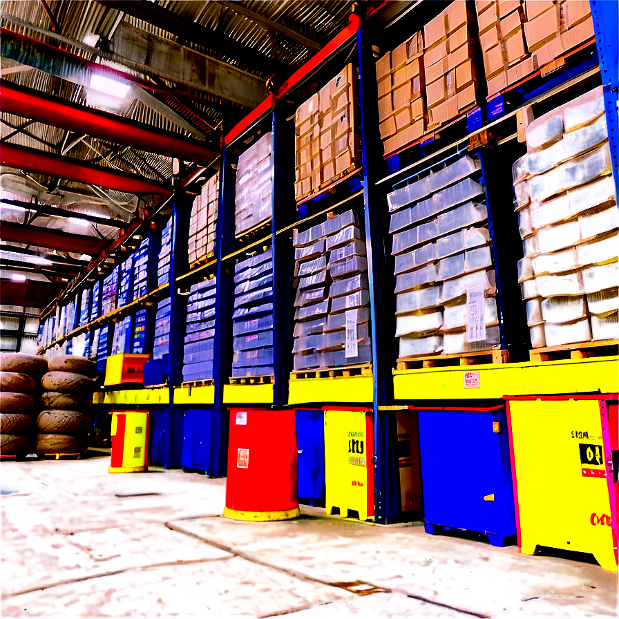 Bulk Material Handling Warehouse Png 06122024 PNG