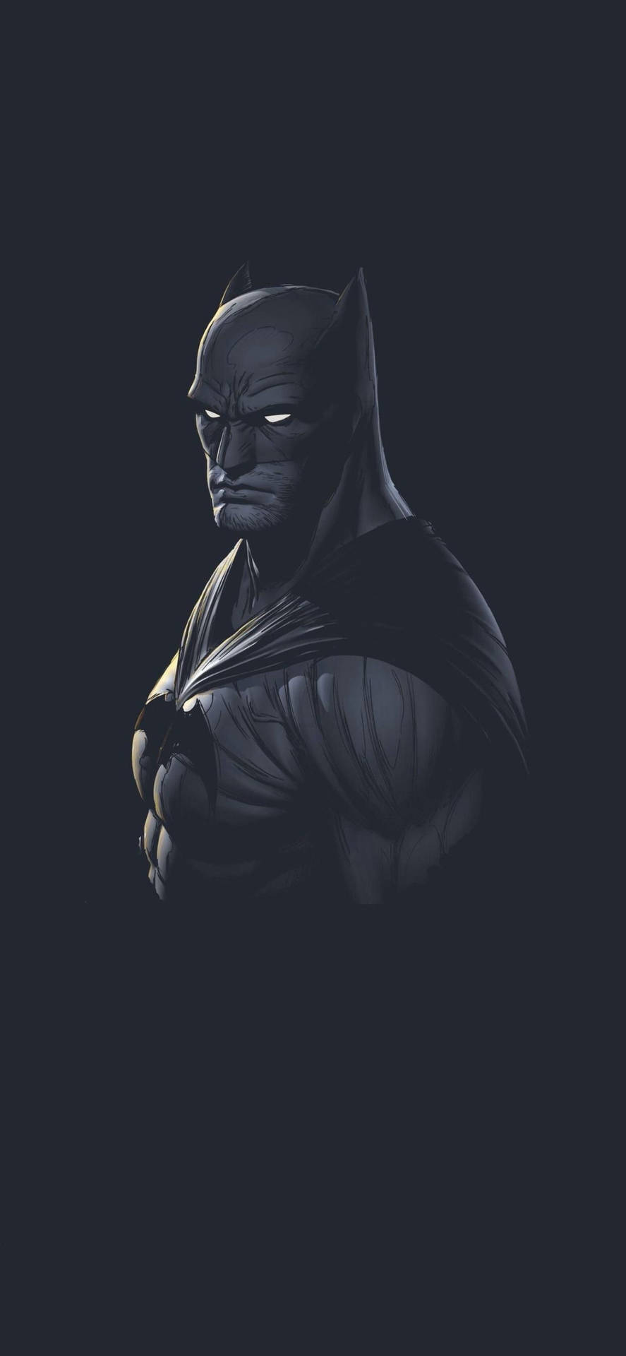 Download Bulky And Strong Batman Dark Iphone Wallpaper 