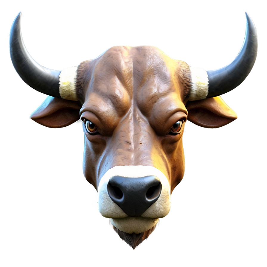 Bull Head Cartoon Png Rdt PNG