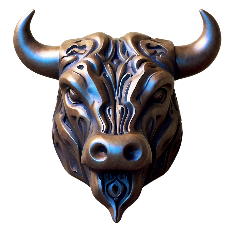 Bull Head Carving Png Ybs7 PNG