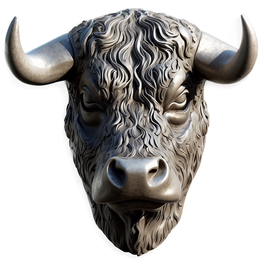 Bull Head Engraving Png 5 PNG