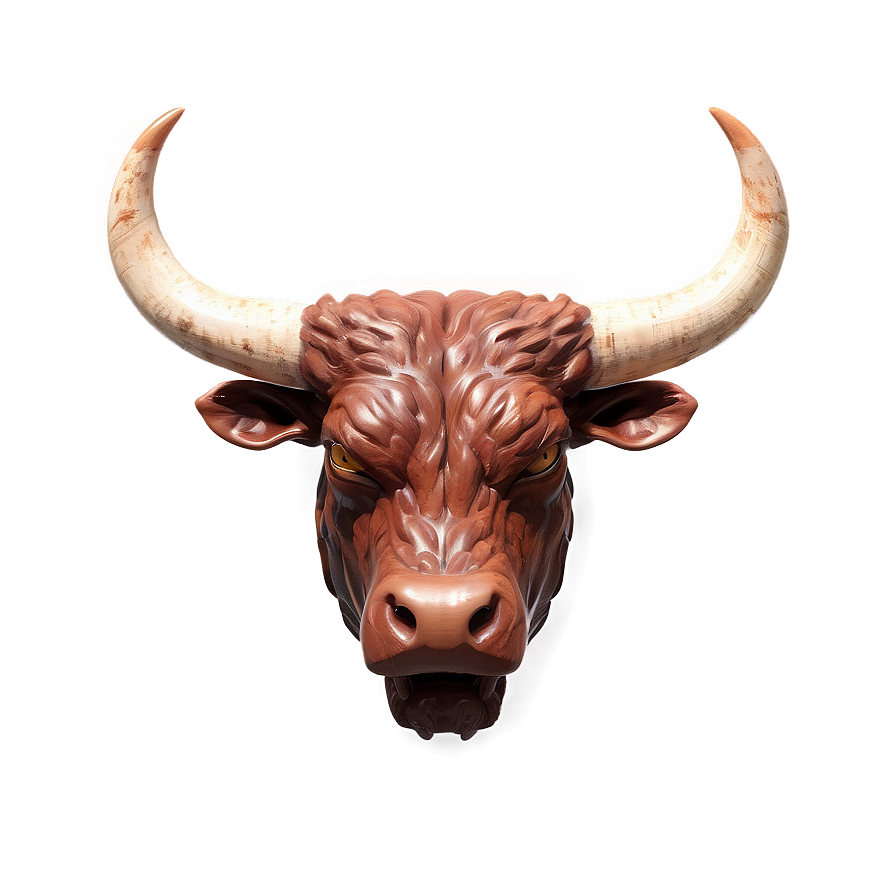 Bull Head In Flames Png Fro35 PNG