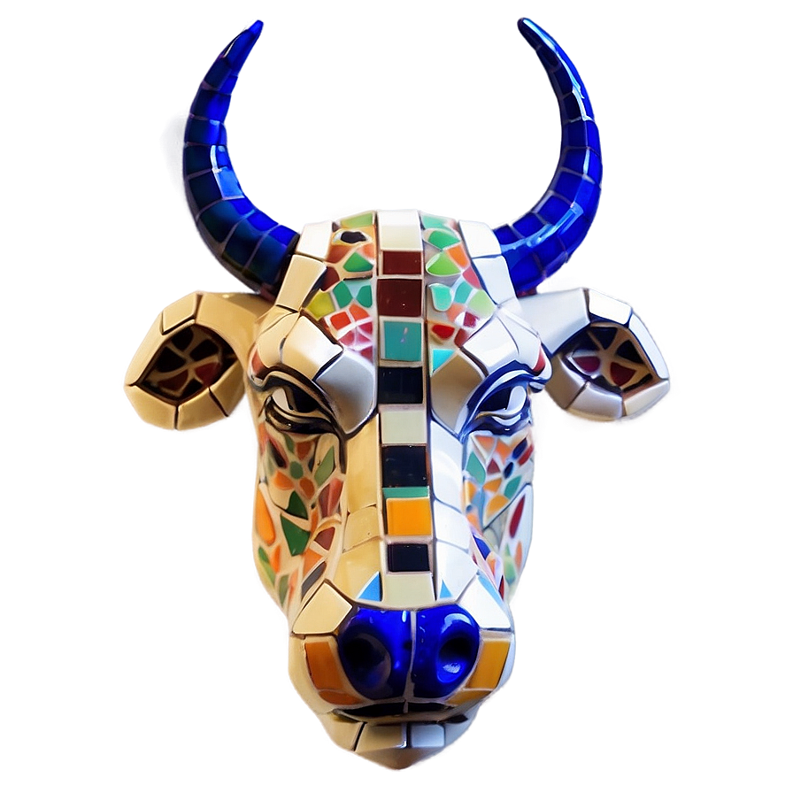 Bull Head Mosaic Png 84 PNG