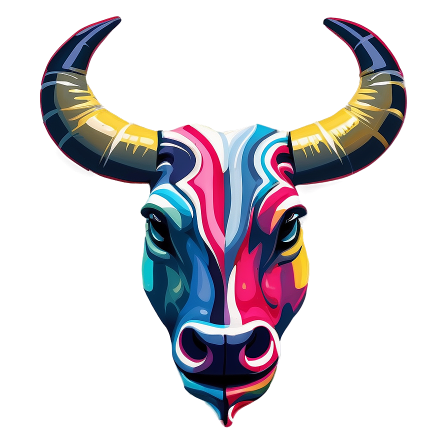 Bull Head Street Art Png 88 PNG