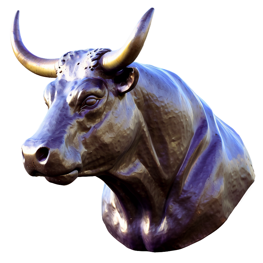 Bull Head With Text Png 06132024 PNG