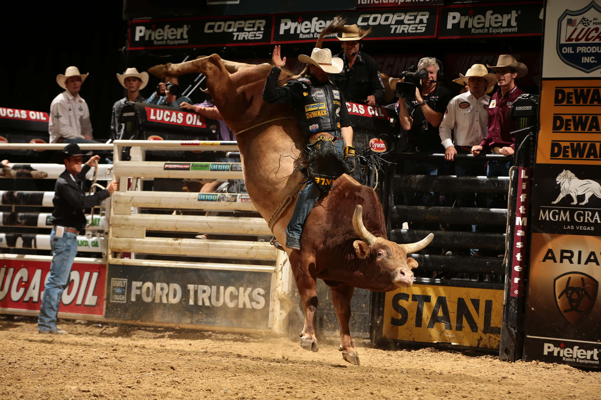 Experienced Bull Rider Sees Sparks Fly