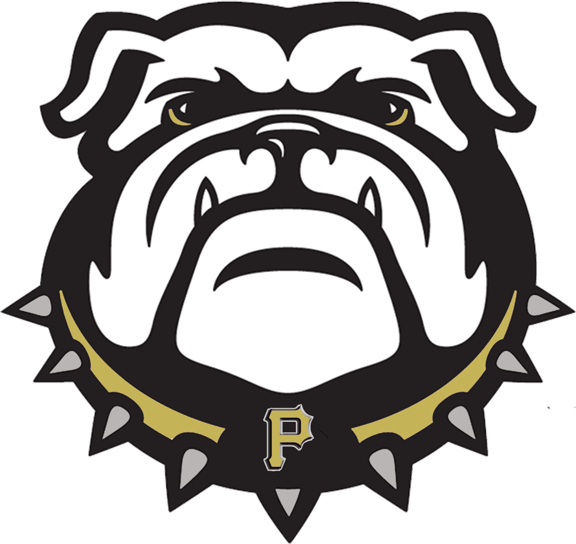 Bulldog Spike Collar Logo PNG