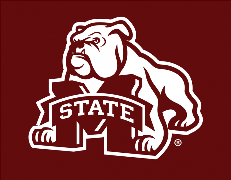 Bulldog State Mascot Logo PNG