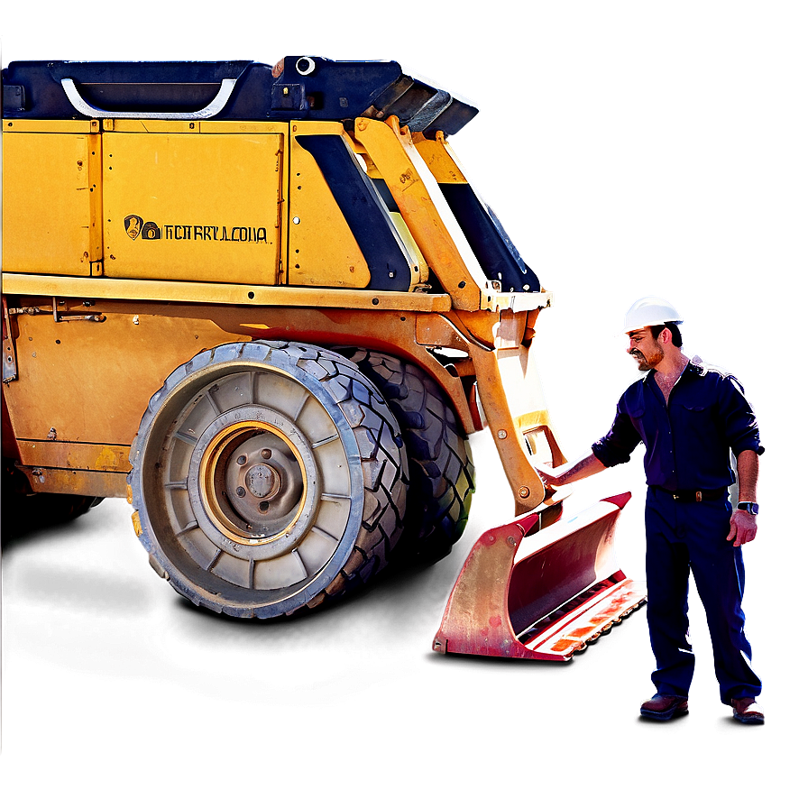 Bulldozer With Operator Png 06262024 PNG