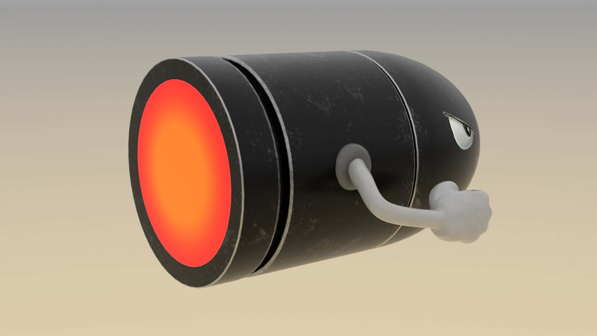 Bullet Bill3 D Model Wallpaper