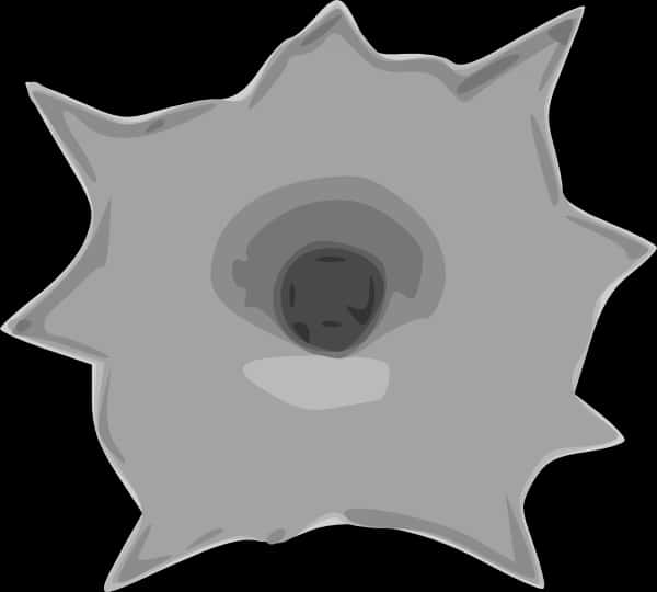Bullet Hole Graphic Illustration PNG