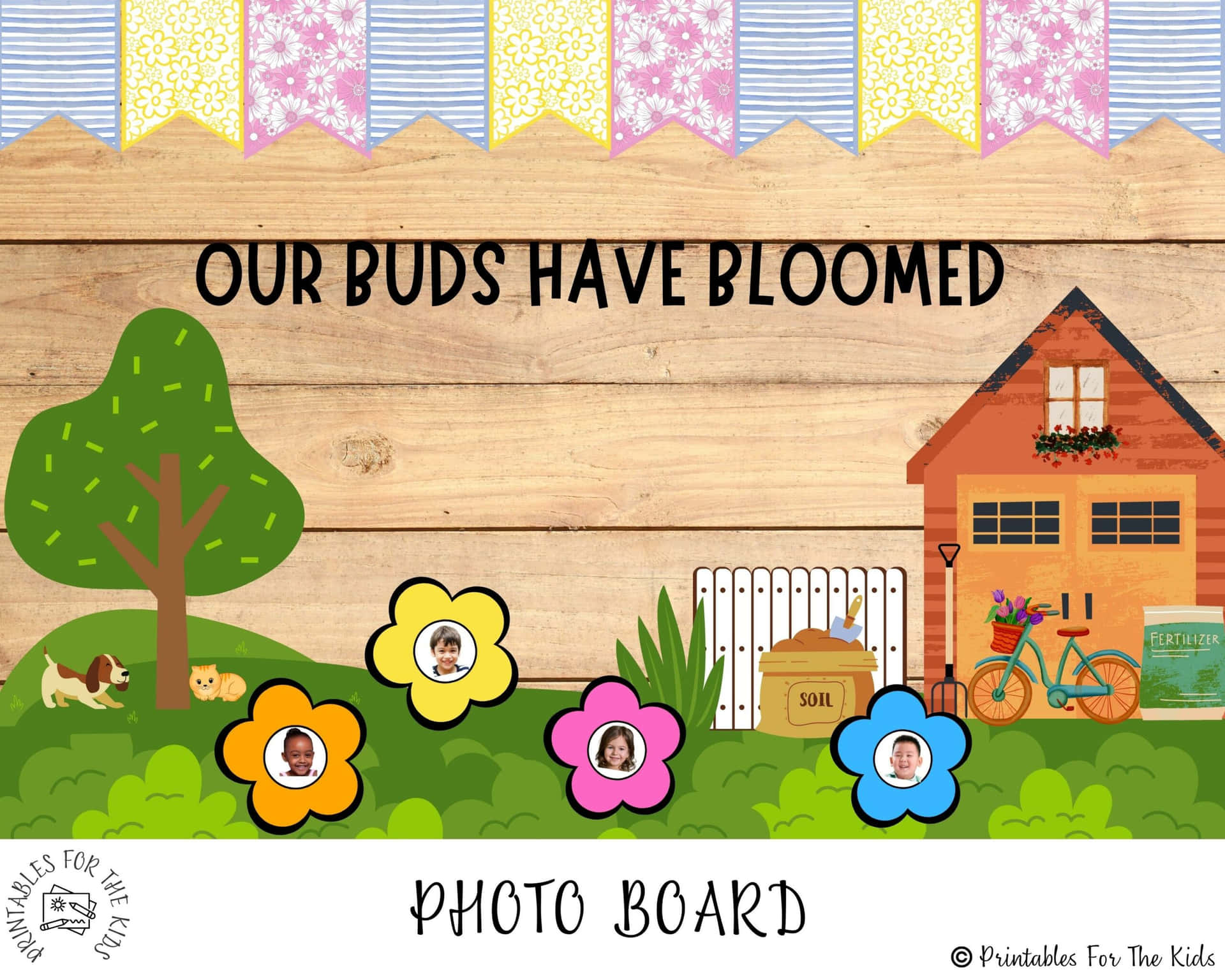 Our Buds Have Bloomed Photo Board