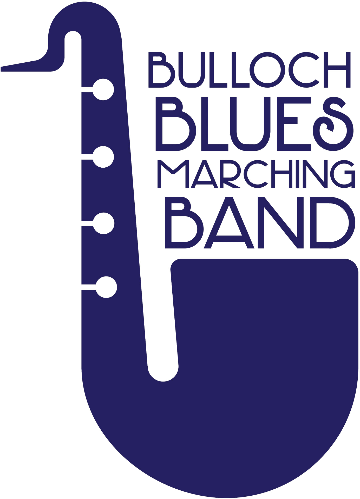 Bulloch Blues Marching Band Logo PNG