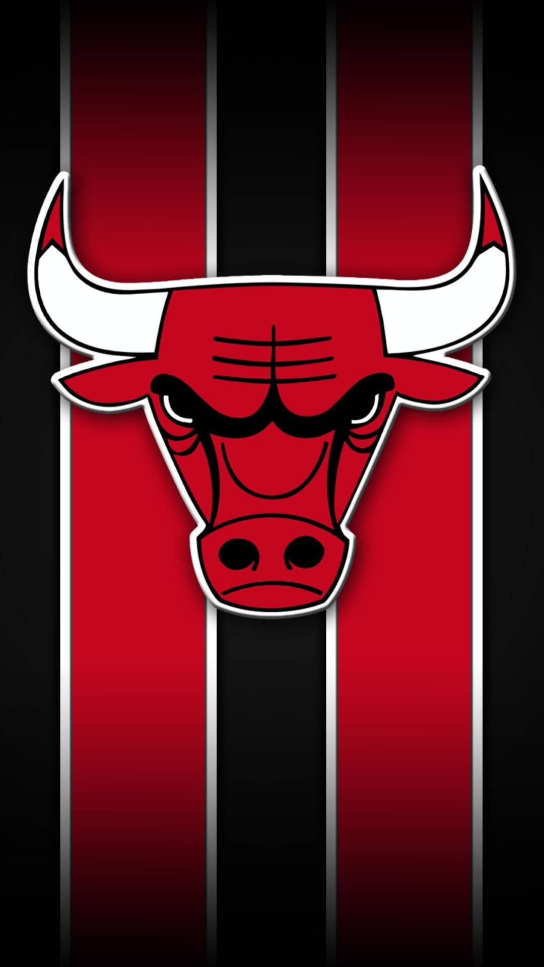 Bulls Logo As Mobile Screen Art Wallpaper