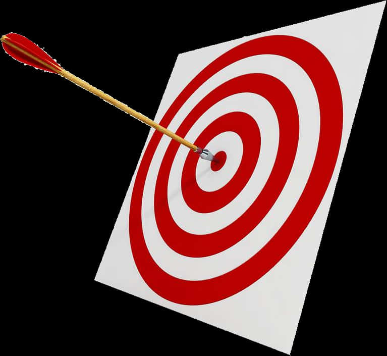 Bullseye Arrow Target PNG