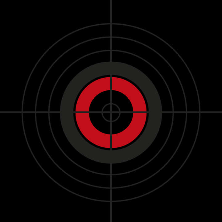 Bullseye Targetwith Crosshairs PNG