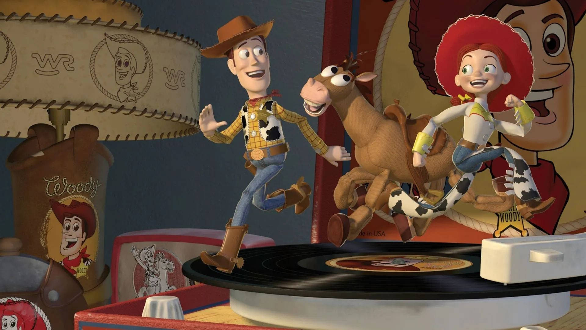 cartone animato di Woody e Jessie