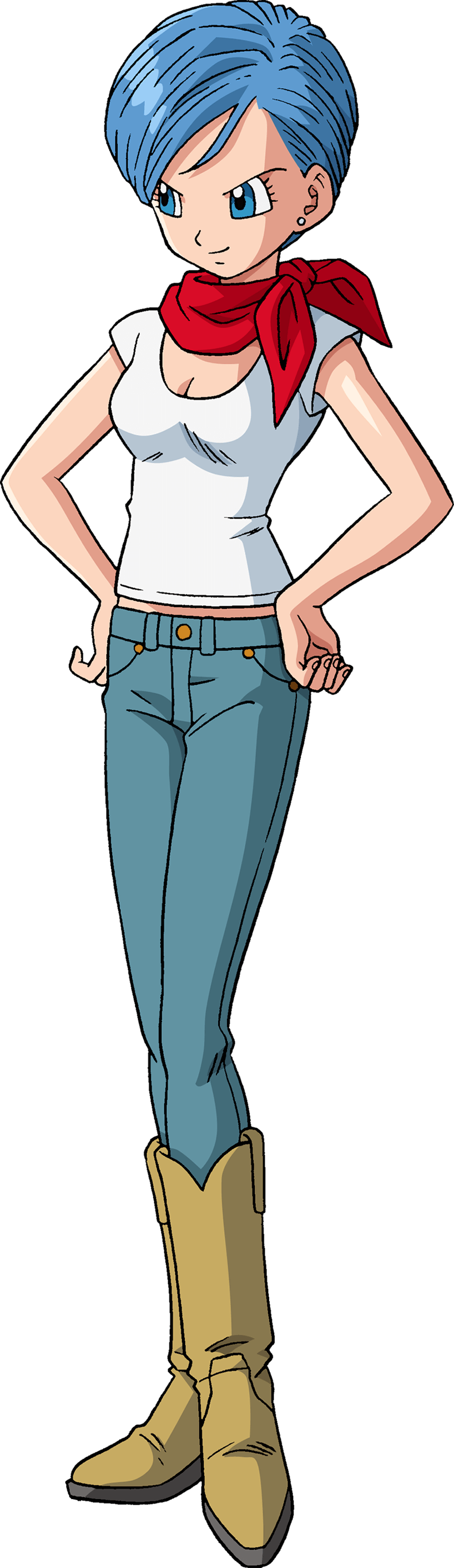 Bulma Character Classic Pose PNG